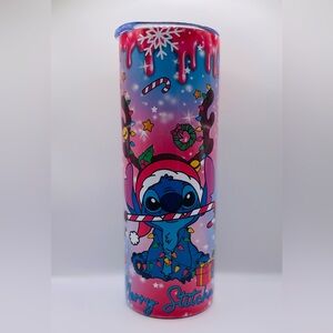 Christmas stitch tumbler